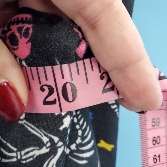 Halloween Multi-color skeleton design black onesie pajamas - Picture 8 of 12